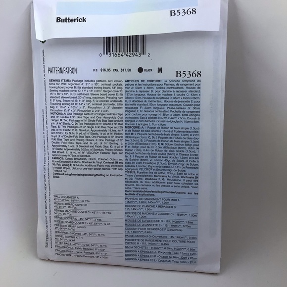 BUTTERICK WAVERLY PATTERN B5368 - Picture 2 of 16